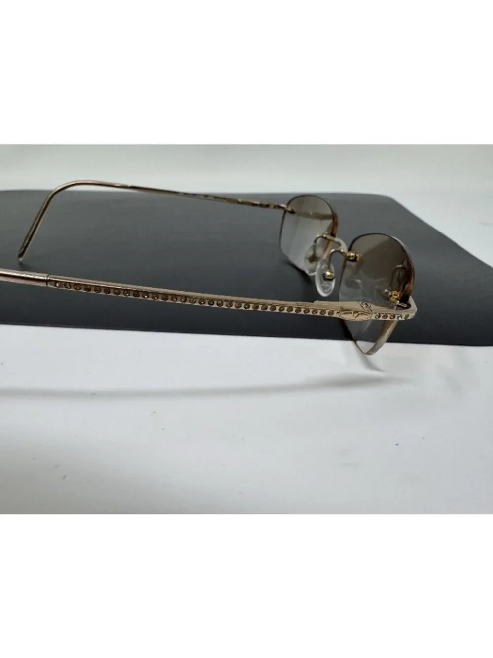 Valentino Eyeglasses, Frames Only, V5288 02S Gold 50 - 17-135, Rimless, Italy